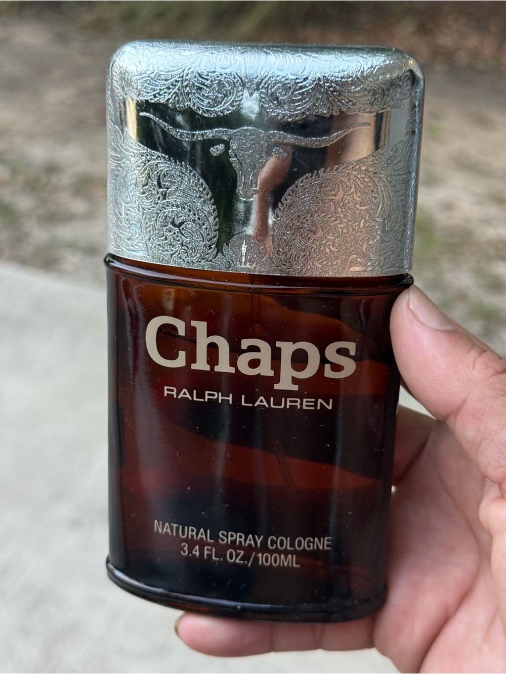 Ralph Lauren Chaps RL Western Cologne Bottle Vintage RARE VTG